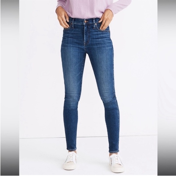 Madewell 10” High Rise Skinny Jeans in Bradshaw Wash 25 - Picture 2 of 15